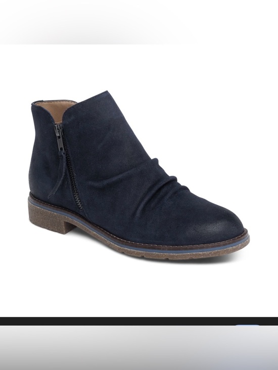Aetrex Shoes - Aetrex Mila Low Boot - Navy -‎ aetrex